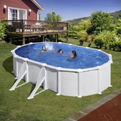 Piscine Hors-sol Acier 7,44 X 5,75 X 1,32 M Gre