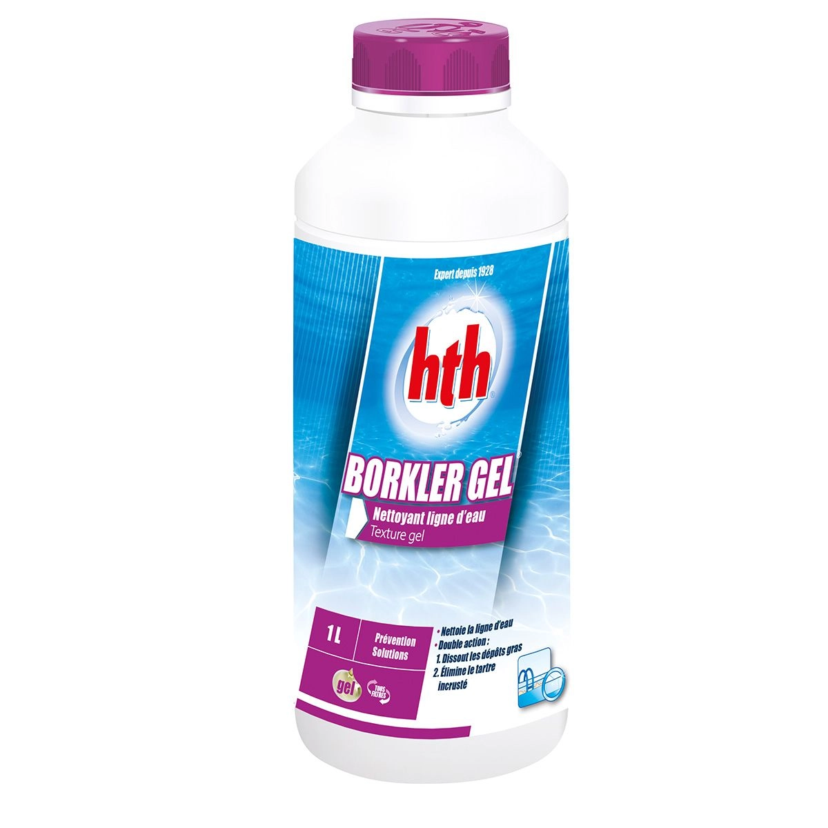 Nettoyant Ligne D'eau Borkler 1 L HTH 1 Nettoyant Ligne D'eau Borkler 1 L HTH