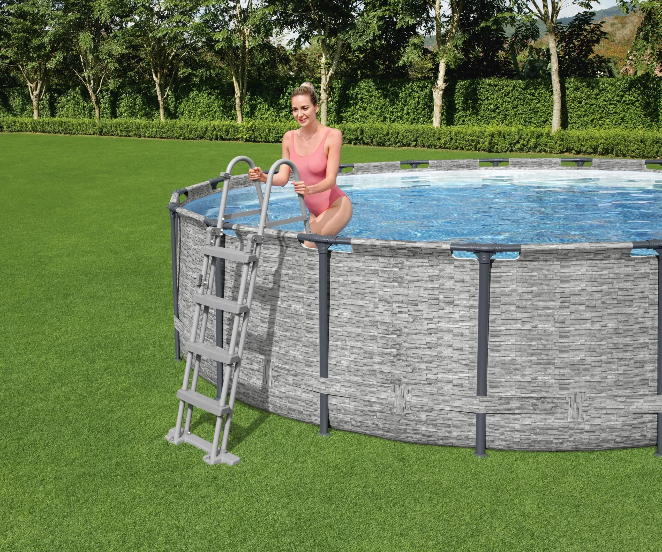 Piscine Hors-sol Steel Pro Max Ø4,88 X 1,22 M Bestway 3 Piscine Hors-sol Steel Pro Max Ø4,88 X 1,22 M Bestway – Image 3