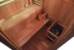 Sauna Traditionnel D'angle Venetian 3-4 Places -Entretien De La Piscine Soldes HL VN04C 5 b8ab