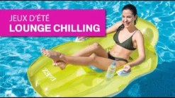 Matelas Gonflable Lounge Piscine Chilling Intex -Entretien De La Piscine Soldes thumbnail 164326